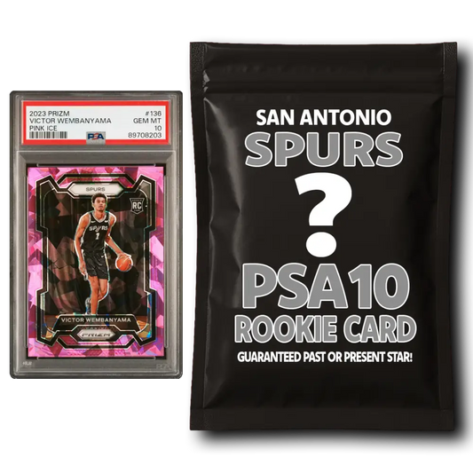 San Antonio Spurs PSA 10 Graded Rookie Card Mystery Pack - Basketball Mystery