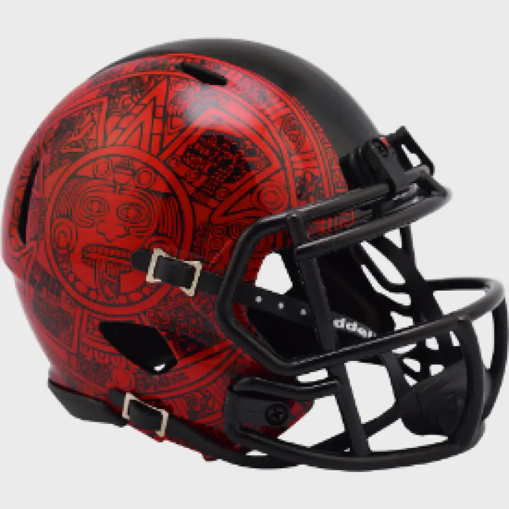 San Diego State Aztecs NCAA Mini Speed Football Helmet Aztec Calendar- NCAA - Helmets