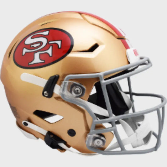 San Francisco 49ers 1964 to 1995 Full Size Authentic SpeedFlex Football Helmet - NFL - Helmets