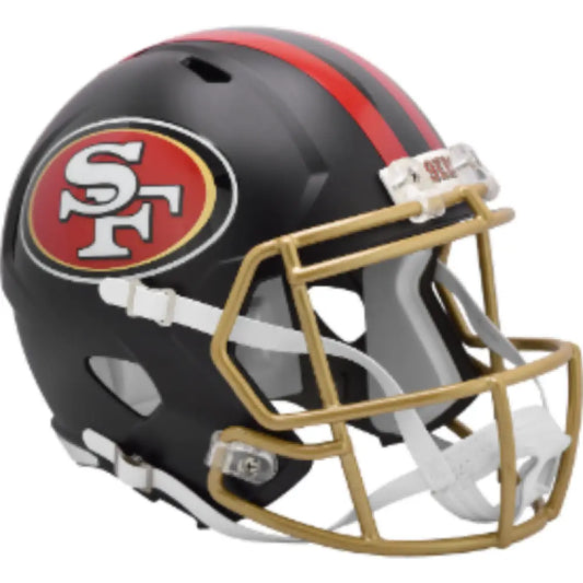 San Francisco 49ers Full Size Speed Replica Football Helmet 2025 Rivalries - NFL - Helmets