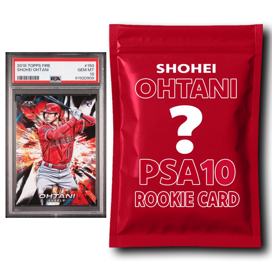 Shohei Ohtani PSA 10 Graded Rookie Baseball Card Mystery Pack - Baseball Mystery Boxes – Sealed Packs Cards &