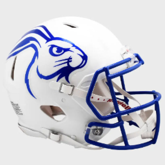 South Dakota State Jackrabbits Speed Replica Football Helmet Chrome Decal NCAA - Helmets