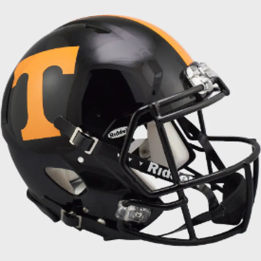 Tennessee Volunteers Full Size Authentic Speed Football Helmet Dark Mode Black - NCAA - Helmets