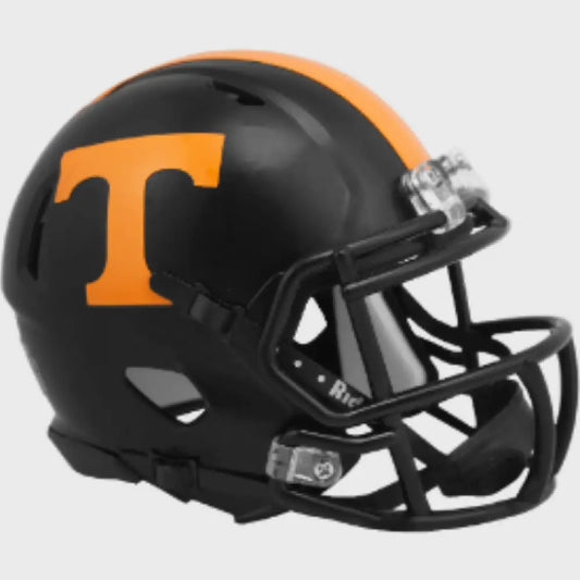 Tennessee Volunteers NCAA Mini Speed Football Helmet Dark Mode Black - NCAA - Helmets