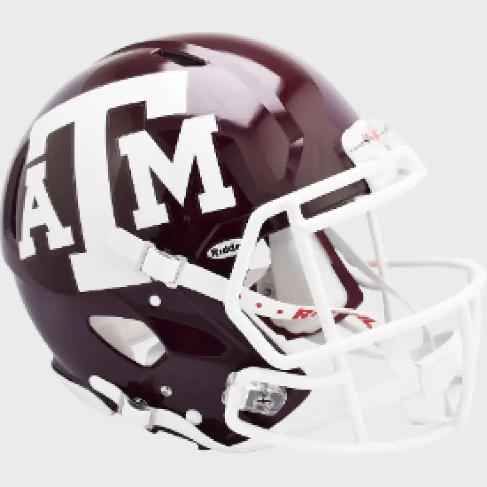 Texas A&M Aggies Full Size Authentic Speed Football Helmet - NCAA - Helmets