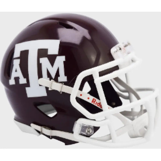 Texas A&M Aggies NCAA Mini Speed Football Helmet - NCAA - Helmets