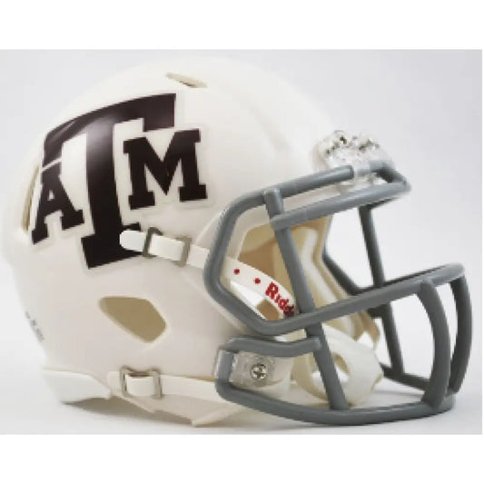 Texas A&M Aggies NCAA Mini Speed Football Helmet White - Helmets
