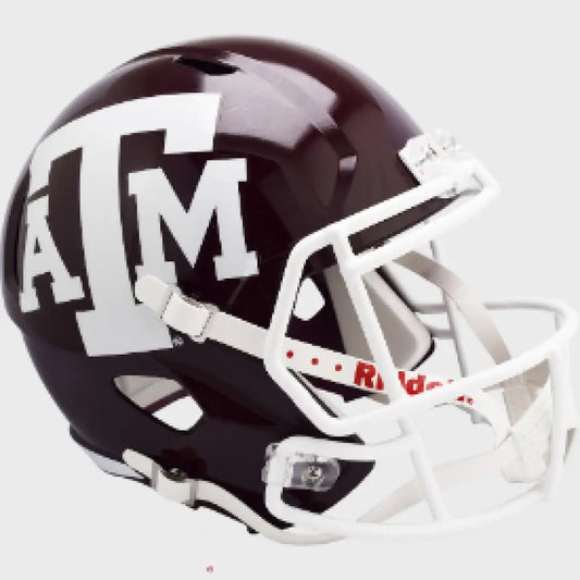 Texas A&M Full Size Aggies Replica Speed Football Helmet- NCAA - Helmets