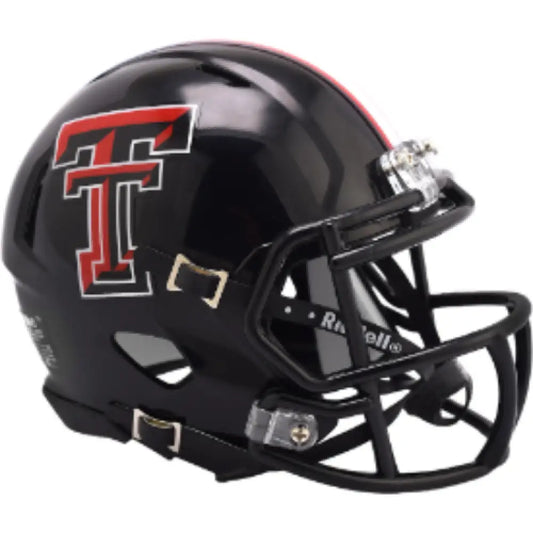 Texas Tech Red Raiders NCAA Mini Speed Football Helmet 2024 Black- NCAA - Helmets