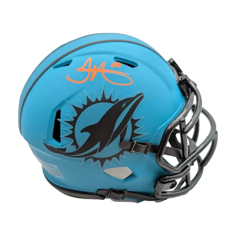 Tyreek Hill Autographed Speed Rave Mini Helmet - JSA - Football Memorabilia