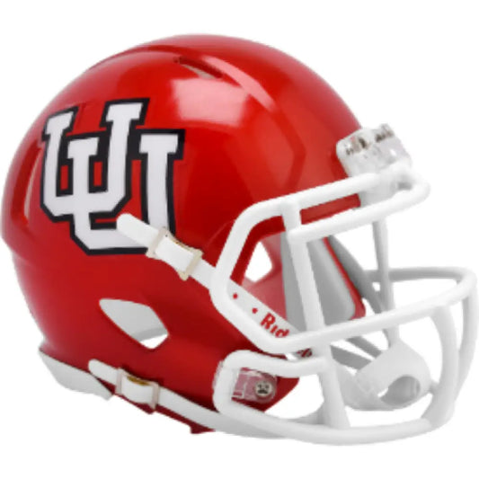 Utah Utes NCAA Mini Speed Football Helmet RED UU- NCAA - Helmets