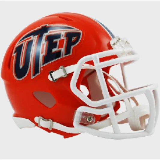 UTEP Miners NCAA Mini Speed Football Helmet - NCAA - Helmets