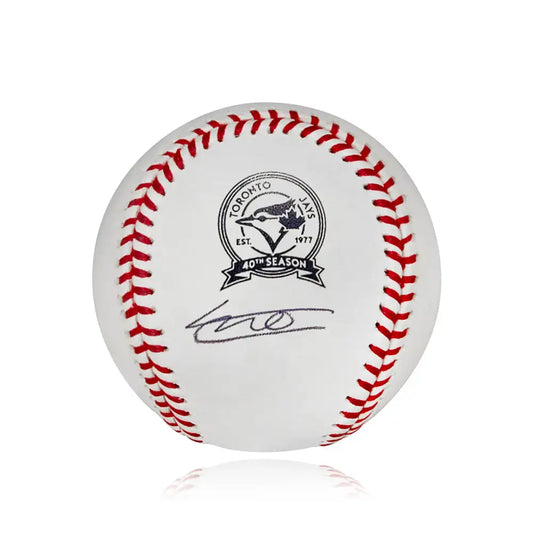 Vladimir Guerrero Jr. Toronto Blue Jays Autographed 40th Anniversary Official Major League Baseball - Baseball