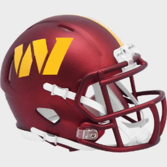 Washington Commanders NFL Mini Speed Football Helmet Anodized Maroon - Helmets