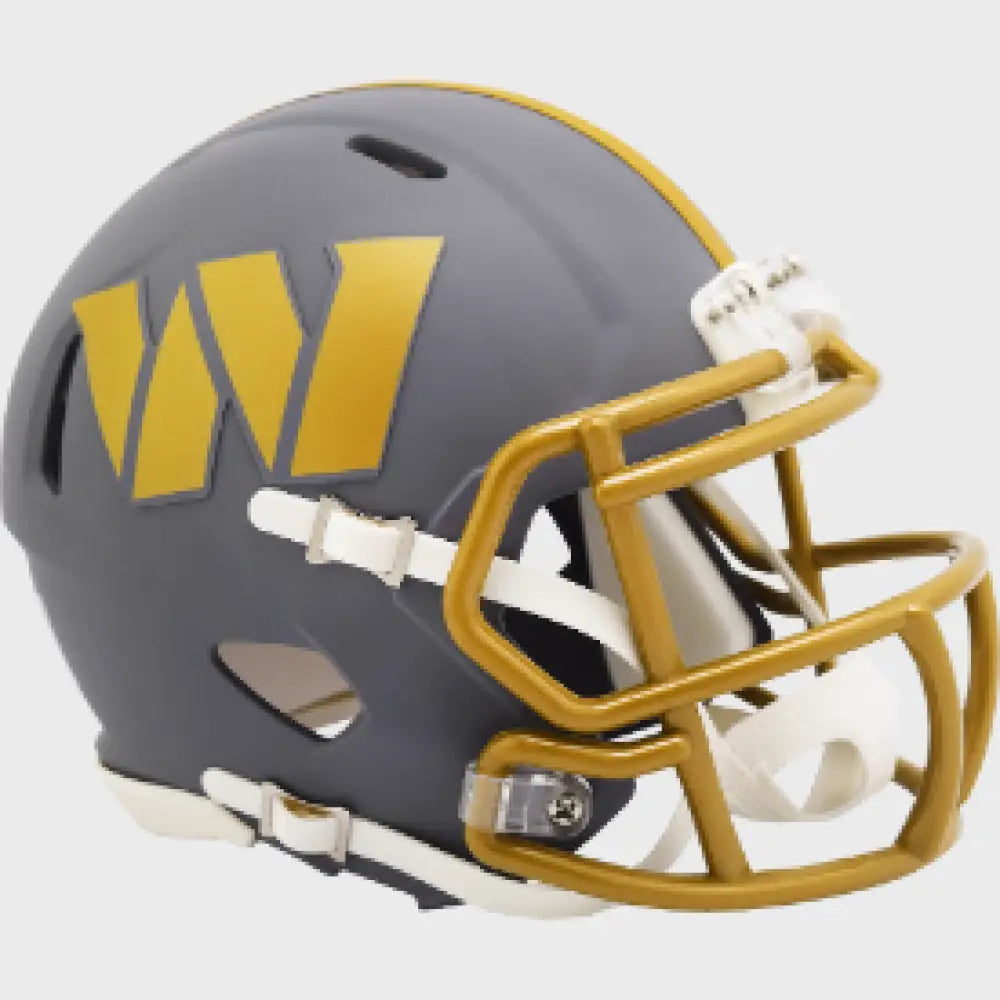 Washington Commanders NFL Mini Speed Football Helmet SLATE - Helmets