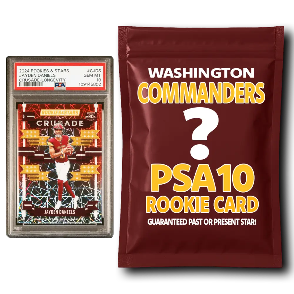 Washington Commanders PSA 10 Graded Rookie Card Mystery Pack - Football Mystery