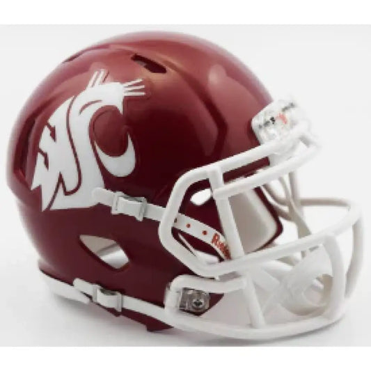 Washington State Cougars NCAA Mini Speed Football Helmet Crimson - NCAA - Helmets