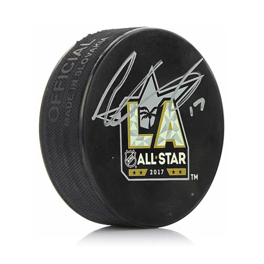 Wayne Simmonds Autographed Philadelphia Flyers 2017 All-Star Game Logo Puck - Hockey Memorabilia