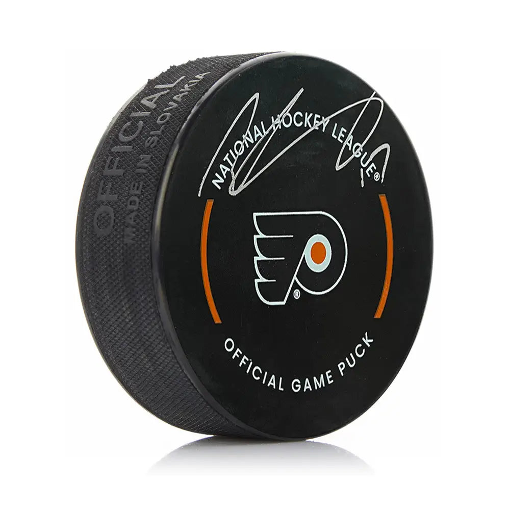 Wayne Simmonds Autographed Philadelphia Flyers Hockey Game Model Puck - Hockey Memorabilia