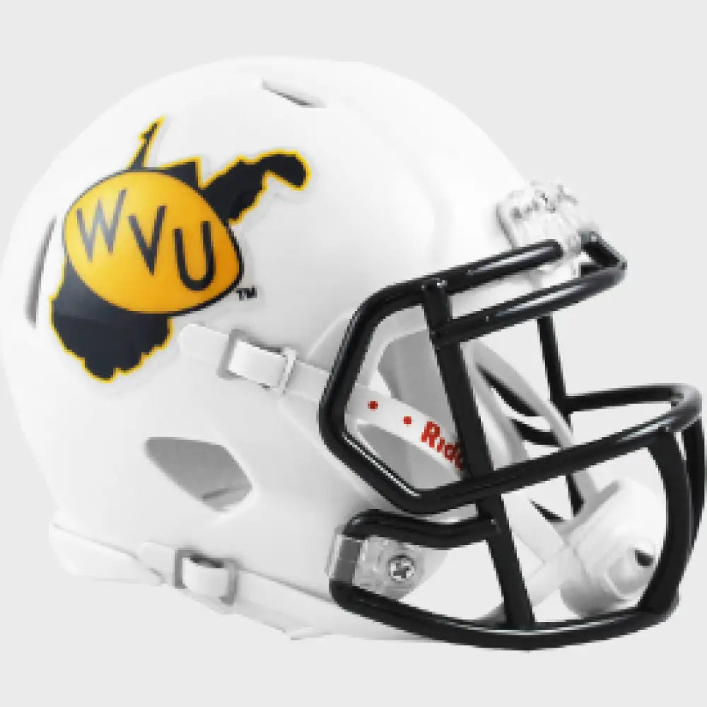 West Virginia Mountaineers NCAA Mini Speed Football Helmet 2013 Season NCAA - Helmets