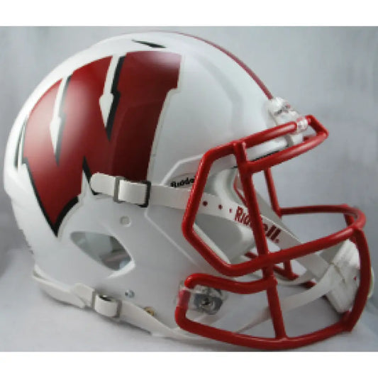 Wisconsin Badgers Full Size Authentic Speed Football Helmet- NCAA - Helmets