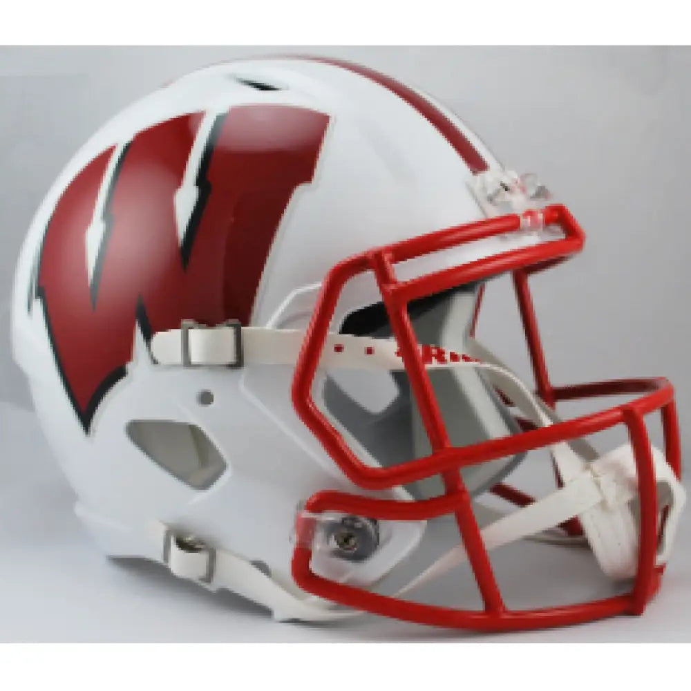 Wisconsin Badgers Full Size Speed Replica Football Helmet - NCAA - Helmets