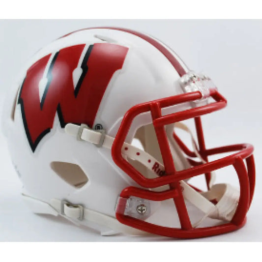 Wisconsin Badgers NCAA Mini Speed Football Helmet- NCAA - Helmets