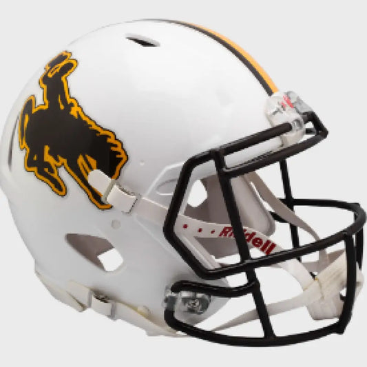 Wyoming Cowboys Full Size Authentic Speed Football Helmet- NCAA - Helmets