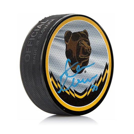 Zdeno Chara Boston Bruins Autographed 2023 Reverse Retro Hockey Puck - Hockey Memorabilia